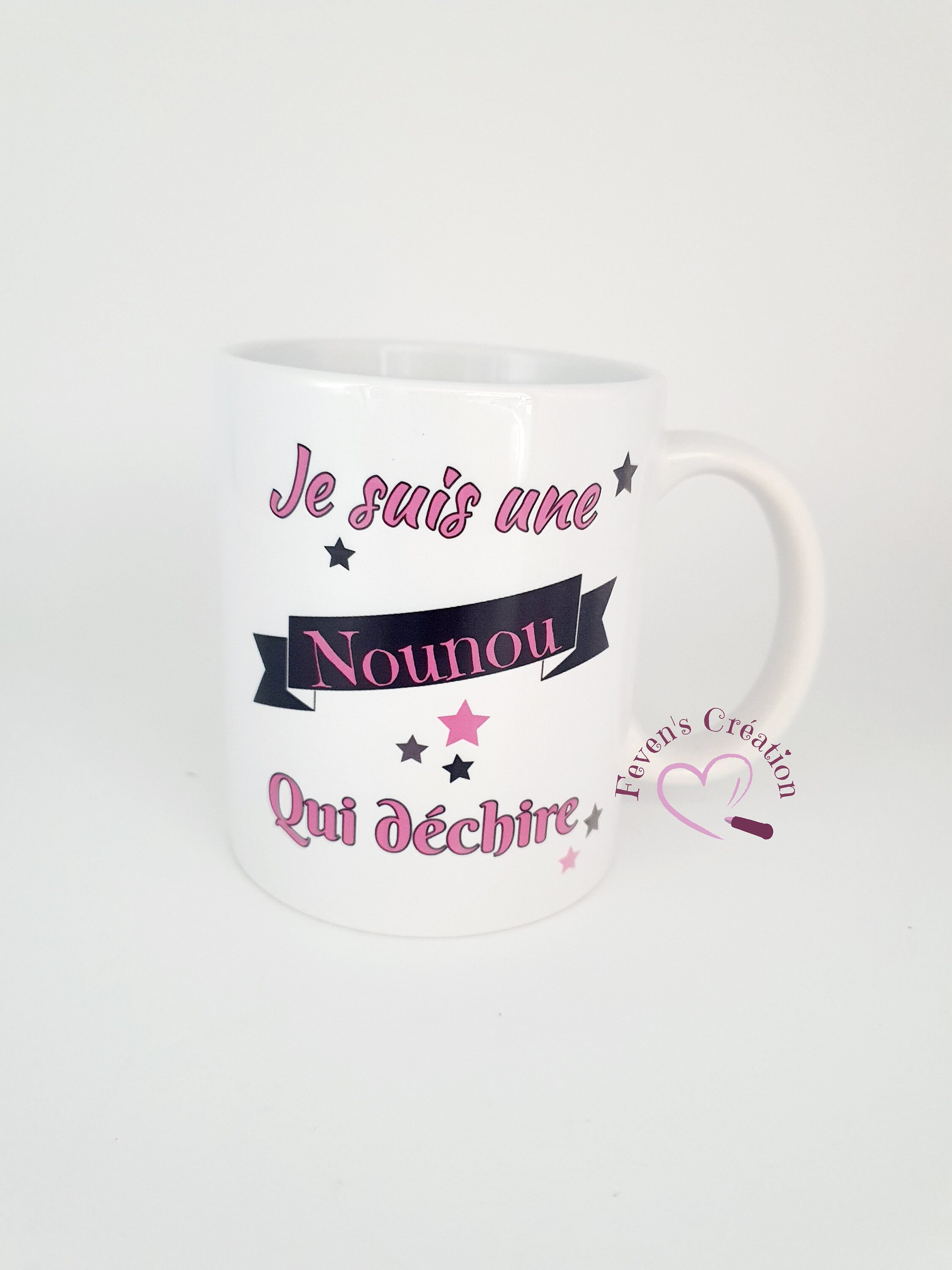 Mug Blanc - Je Suis Une Nounou Qui Déchire Personnalisable