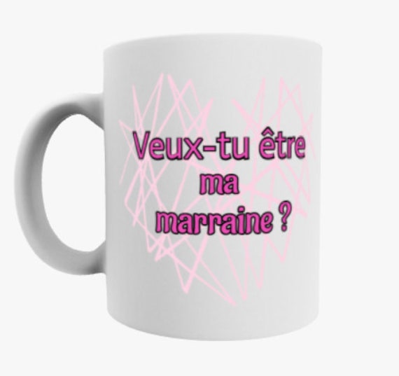 Mug Blanc - Veux-Tu Être Ma Marraine