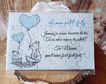 Puzzle "A mon petit-fils"