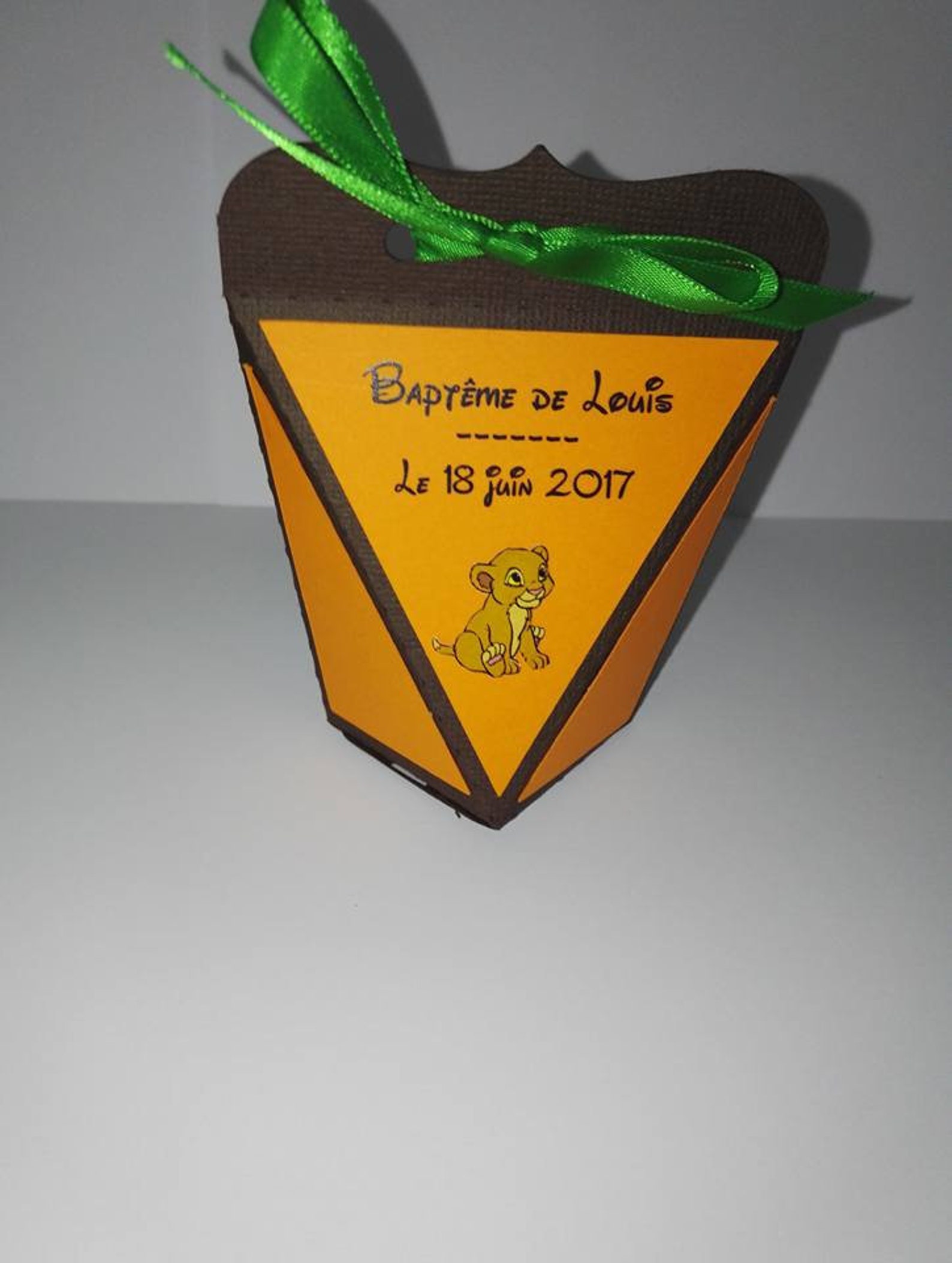 Lot de 10 Boites à dragées/bonbon Le Roi lion Etsy