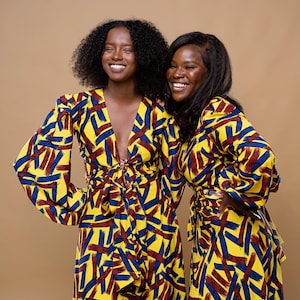 African Abstract Print Two-Piece Set. Vacation Matching Set. African Skirt. Plus Size. Suit. Women African Fashion. African Dress. Summer