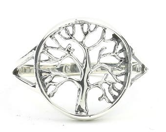 Sterling Silver Rooted Beauty Ring, Tree of Life ring, Nature Ring, Mystic, Boho Ring, Gypsy Ring