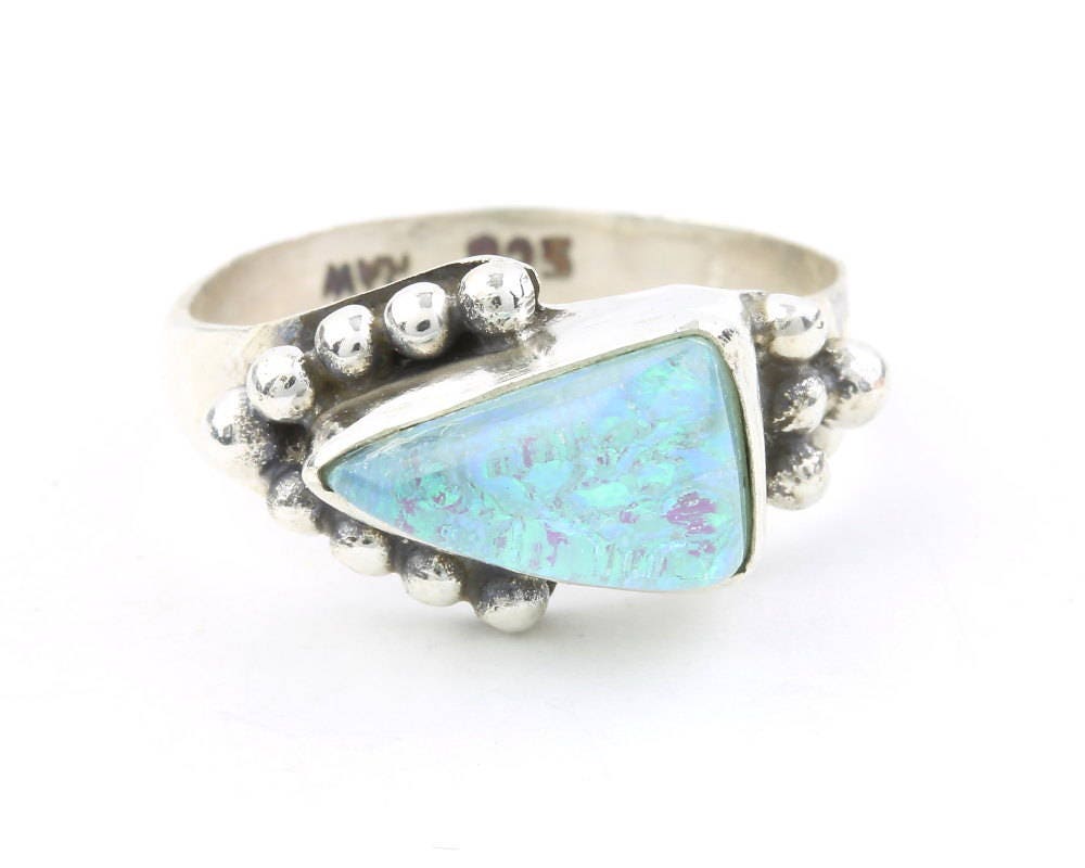 Female Fancy Opal 925 Sterling Silver Ring for Women at Rs 1000 in Jaipur