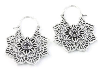 Orecchini A Cerchio Vintage In Acrilico – Stampa Zebrata, Bianco E Nero, Leggeri, A Forma Di C, Per Donne E Ragazze, Stile Boho