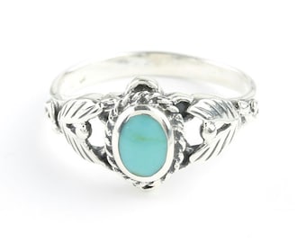 Turquoise Canyon Ring, Sterling Silver Turquoise ring, 925, Boho, Gypsy, Festival Jewelry, Gemstone, Southwestern Design