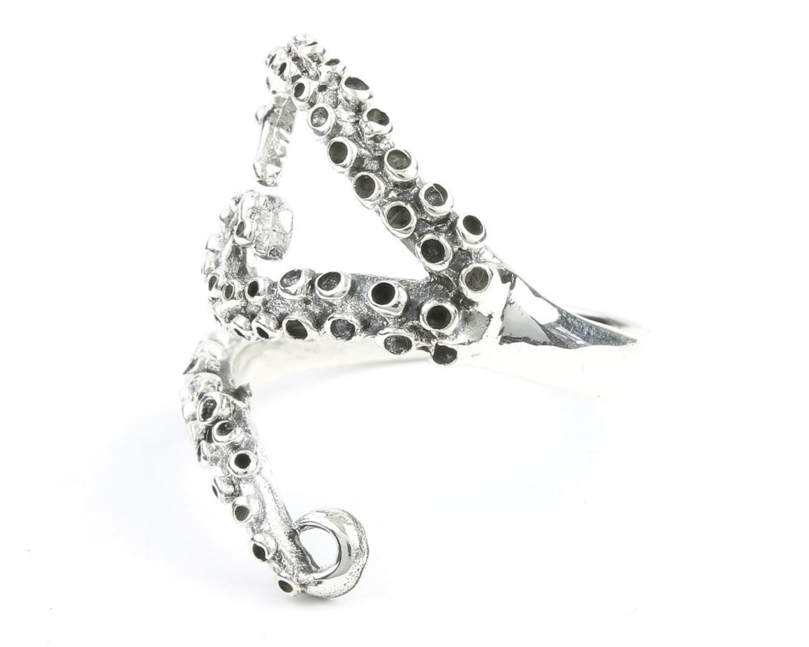 Oktopus Ohrringe 925er Sterlingsilber - Tentakel Ohrstecker Mit Achat