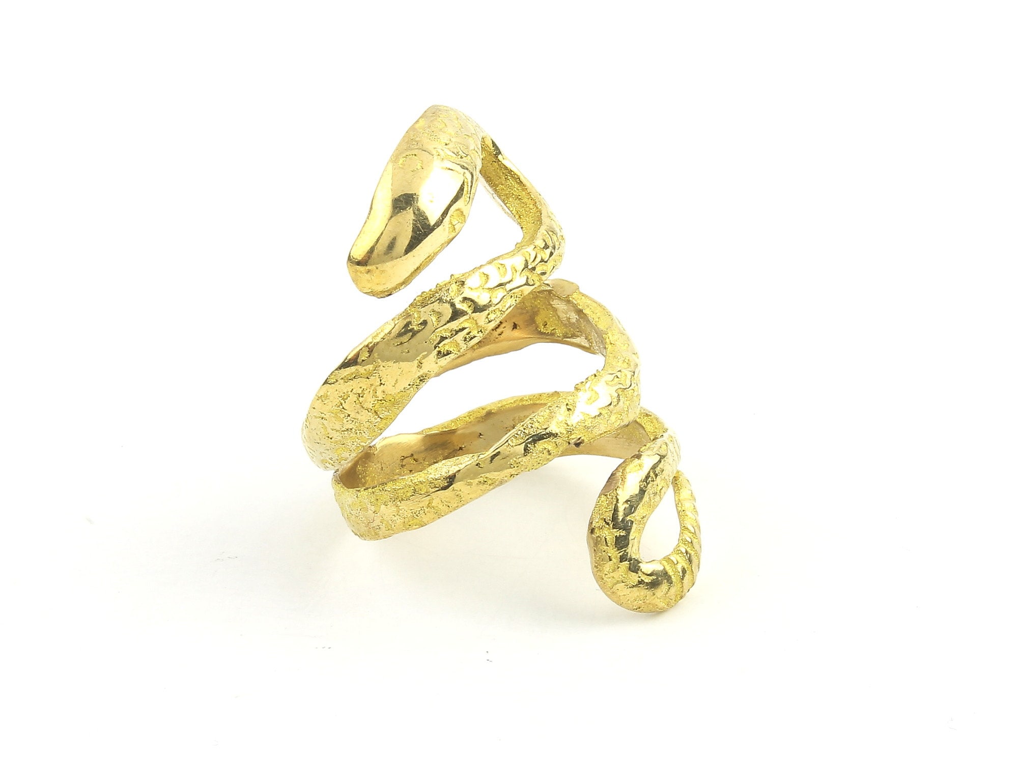 Buy Bohemian Rings Gold Brass Snake Ring for Women Cool Rings, Boho  Jewelry, Mens and Womens Ring Size Online in India - Etsy