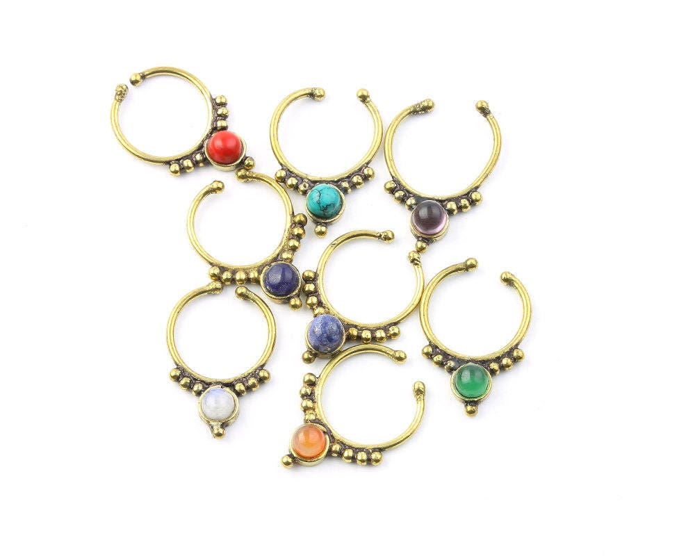 Fortuna Septum Ring  Fake - Catalog - Bohemian Wonders