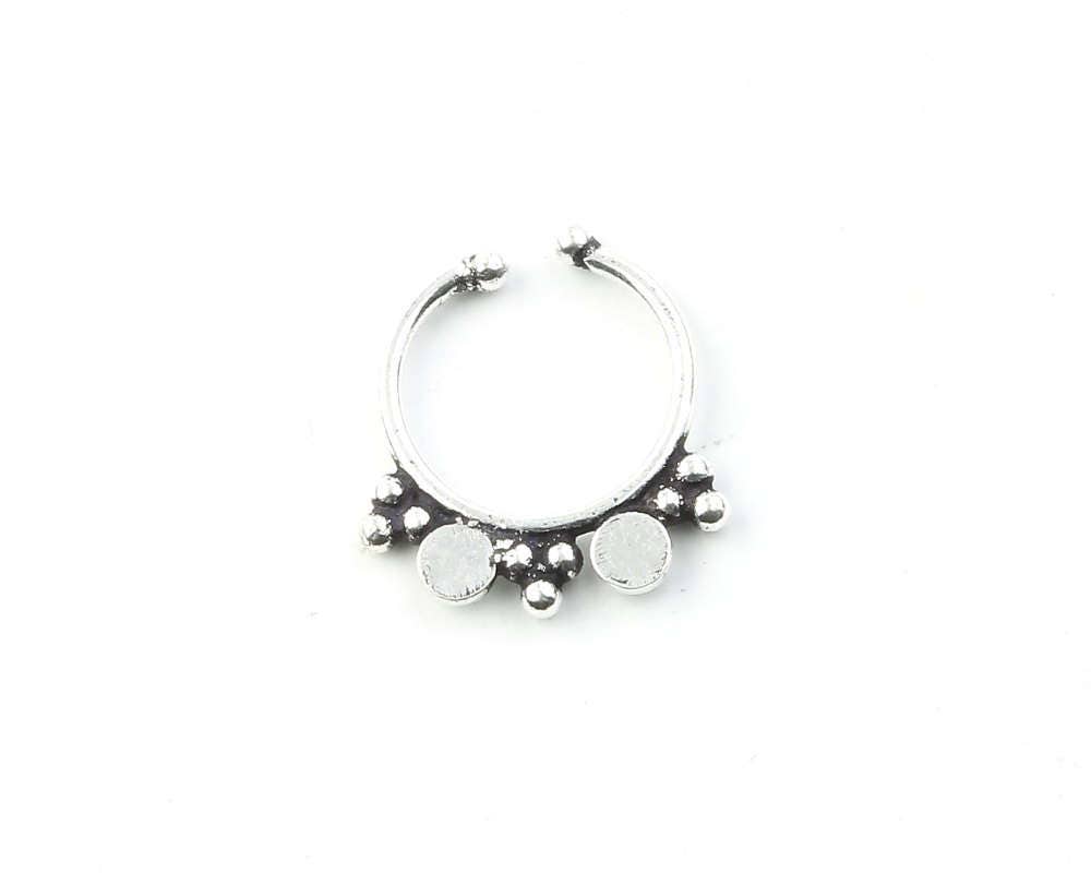 Faux Septum Ring, Fake Septum Ring, Faux Nose Ring, Non Pierced Septum