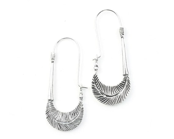 Kendari Earrings Ethnic Earrings Tribal Brass Earrings Festival Earrings
