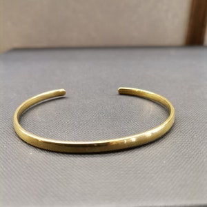 Bracelet jonc Bronze brut image 1