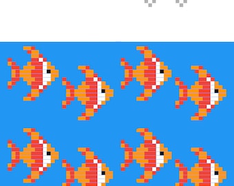 Angel Fish C2C Crochet Blanket Pattern Graph (PDF Pattern)