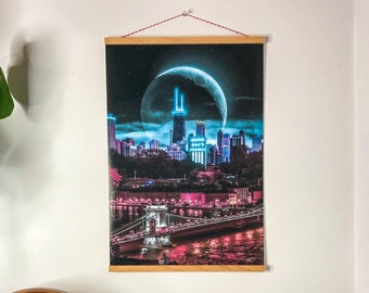 ANYTHING IS POSSIBLE (1/1) - Chicago Skyline Wall Art, Chicago Print, Chicago Photography, Chicago Architecture, Chicago Mixed Media Art