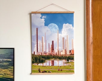 Let's get high (4/40) - Chicago Skyline Wall Art, Chicago Print, Chicago Photography, Chicago Architecture, Chicago Mixed Media Art