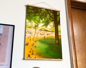 Friday morning (15/40) - Chicago art print, Home decor, Poster
