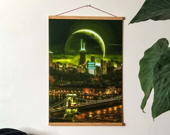 ANYTHING IS POSSIBLE (1/2) - Chicago Skyline Wall Art, Chicago Print, Chicago Photography, Chicago Architecture, Chicago Mixed Media Art