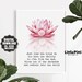 rdettleff reviewed Yoga inspirational quote, yoga studio decor, buddha quotes, lotus quote, Just like a Lotus we too have the ability to rise from the mud