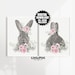 Dinah Chidester reviewed Set of 2 Rabbit Prints, Baby Girl Wall Decor for Nursery, Animal with Flower Crown, Boho Nursery Decor Girl, Unique Kids Room Decor
