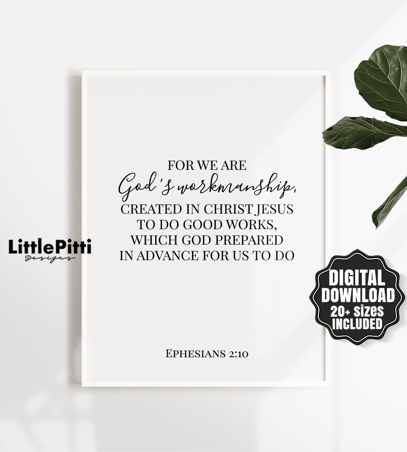 Ephesians 2 10 Bible Verse Printable Christian Wall Art Etsy ephesians-2-10-bible-verse-printable-christian-wall-art-etsy