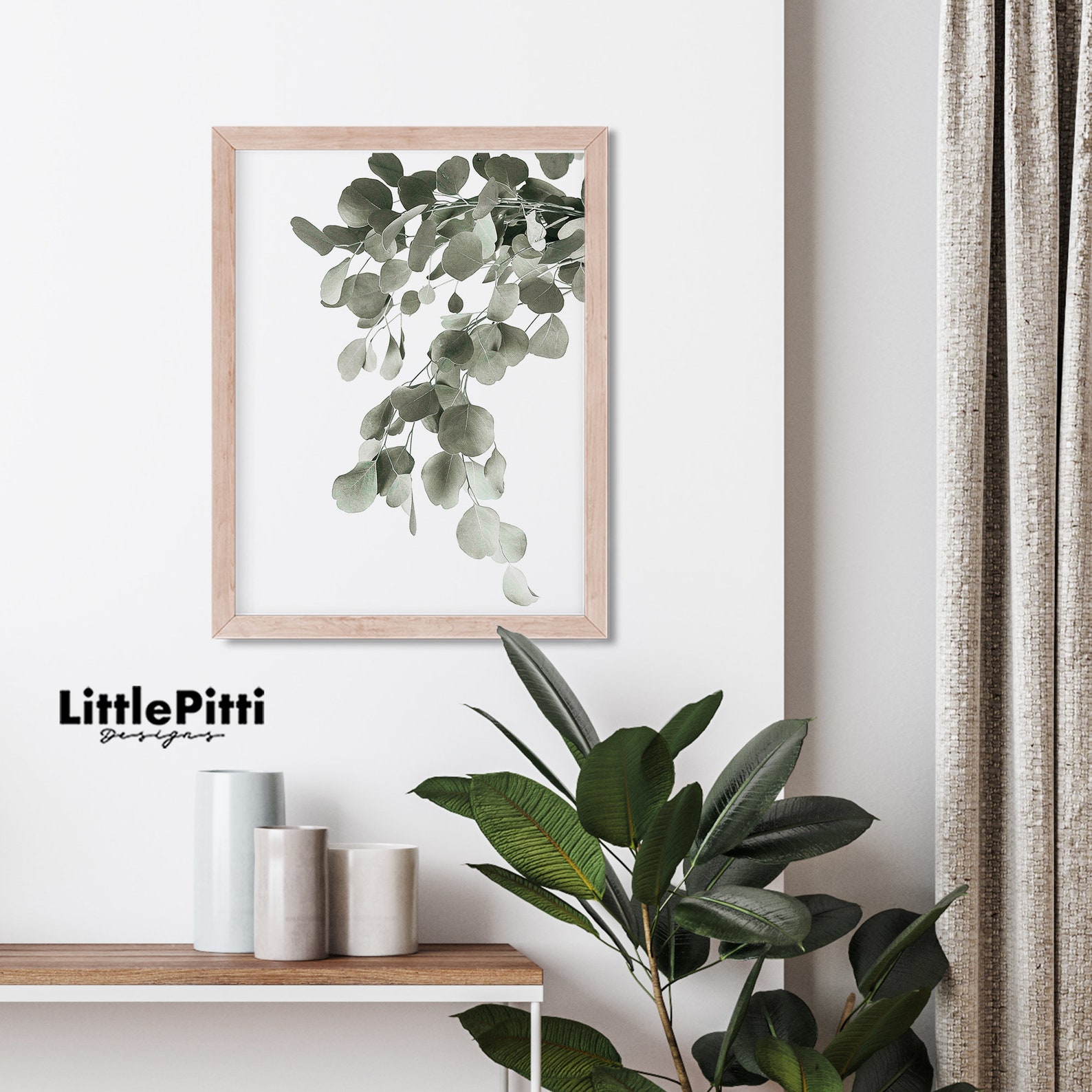 Eucalyptus Wall Art Botanical Print Eucalyptus Decor Etsy