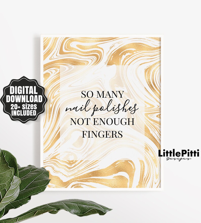 Nail Salon Decor Nail Polish Wall Art Nail Printable Beauty Etsy Nail Salon Decor Nail Polish Wall Art Nail Printable Beauty Etsy