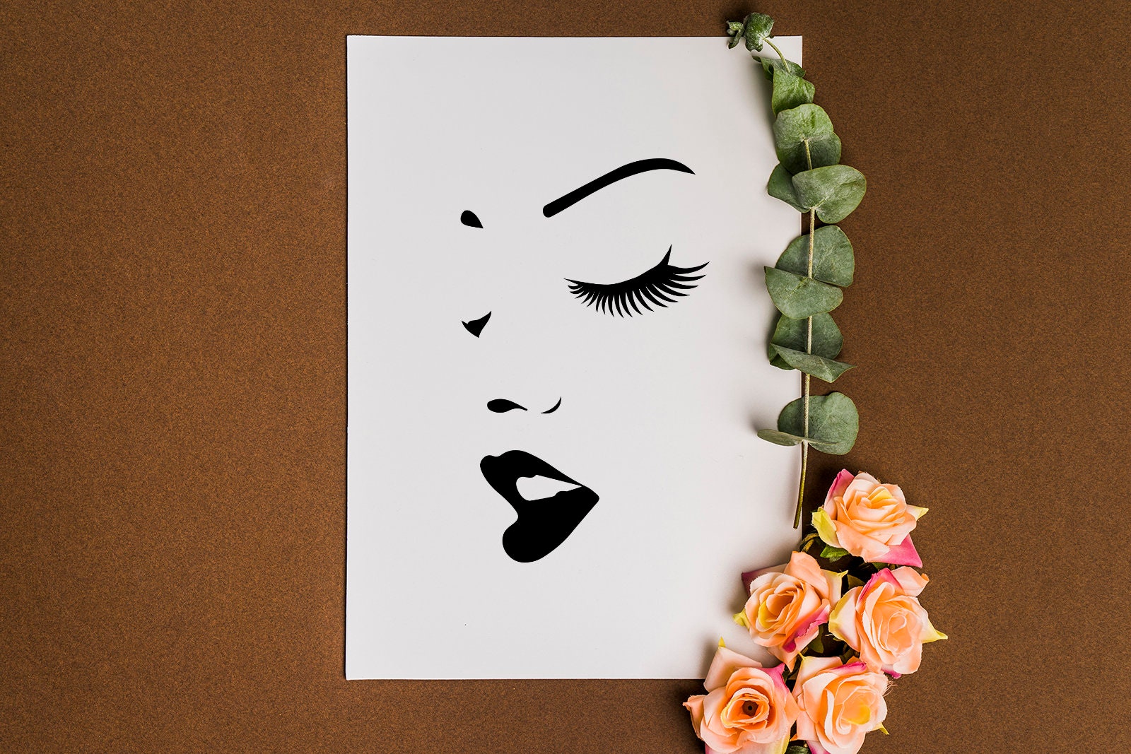 Makeup print makeup art fashion print beauty print Etsy