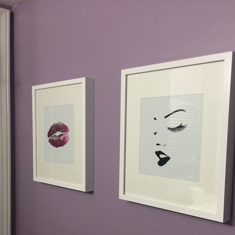 Makeup print makeup art fashion print beauty print Etsy