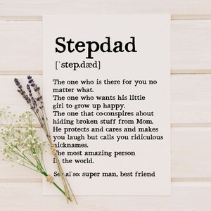 Stepdad gift stepdad gift christmas stepdad gift from | Etsy