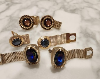 3 gemelos de malla vintage
