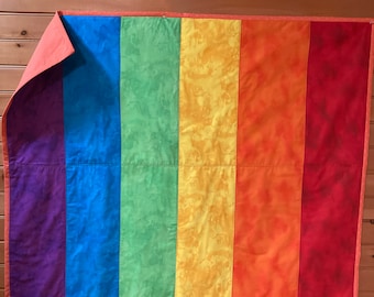 Rainbow quilt