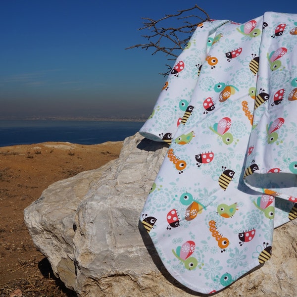 Extra Large Cotton Flannel Receiving Blanket Etsy