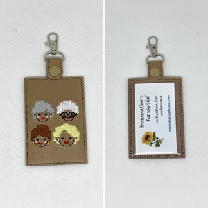 Golden Girls ID Badge Holder (Vertical)