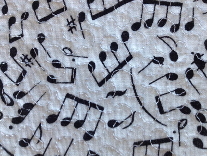 music lovers Mug rug for coffee lovers 6 x 8