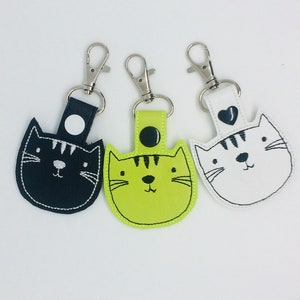 Kitty  Cat Key chain, Bag Tag