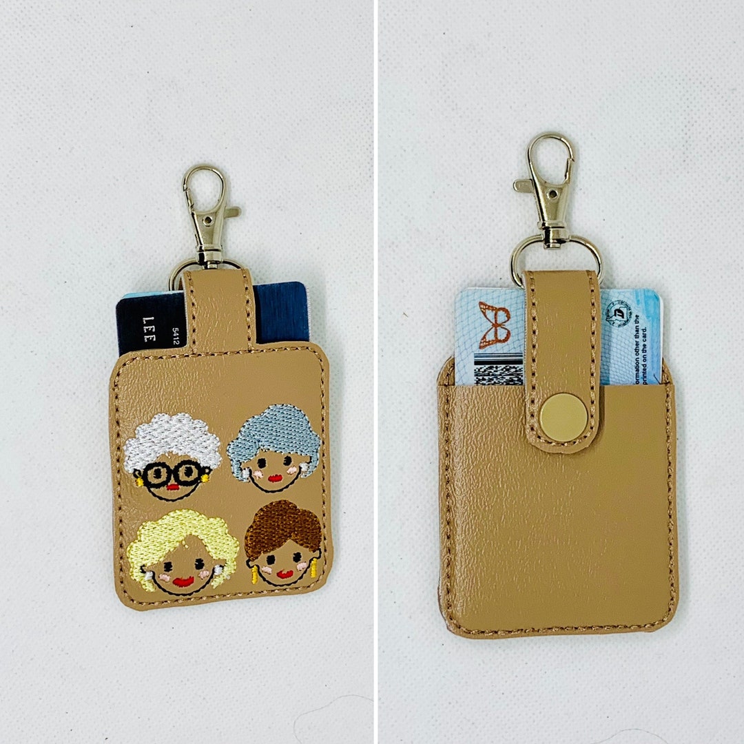 Golden Girls Card Holder Key Chain/bag Tag Etsy
