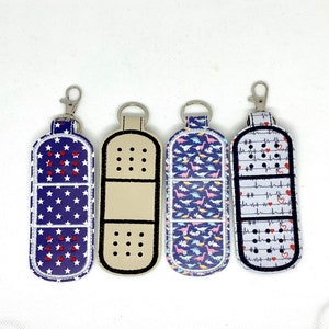 Bandage Holder key chain/bag tag