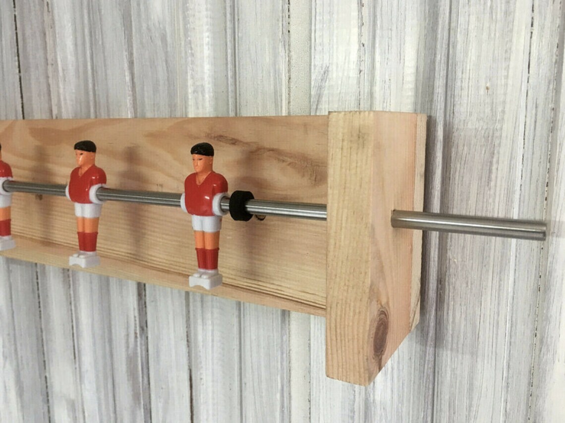 Football Coat Rack Soccer Wall Hanger Foosball Etsy