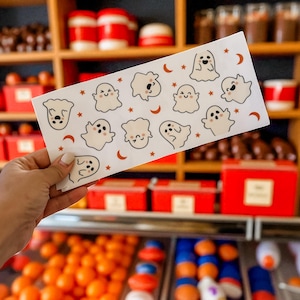 Halloween Card, UVDTF Cup wrap, Ready to apply, High Quality, Libbey Cup Wraps, Glass Can Wraps, Waterproof