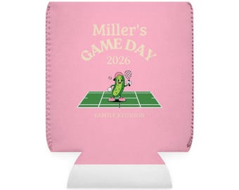 Pochette isotherme personnalisable « Game Day 2026 » Pickle Tennis | Réunion de famille | Pochette sport