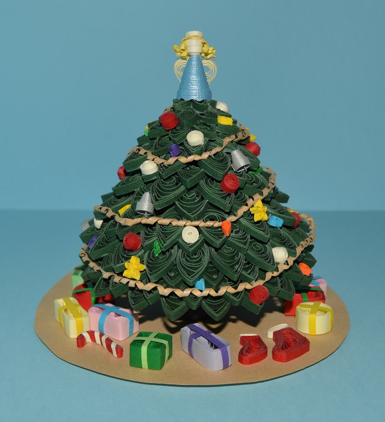 Cute Quilled Christmas Tree Etsy