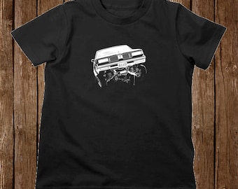 Lowrider Toddler - Euro Cutlass 3 Wheel T-Shirt kids boys girls unisex car shirt
