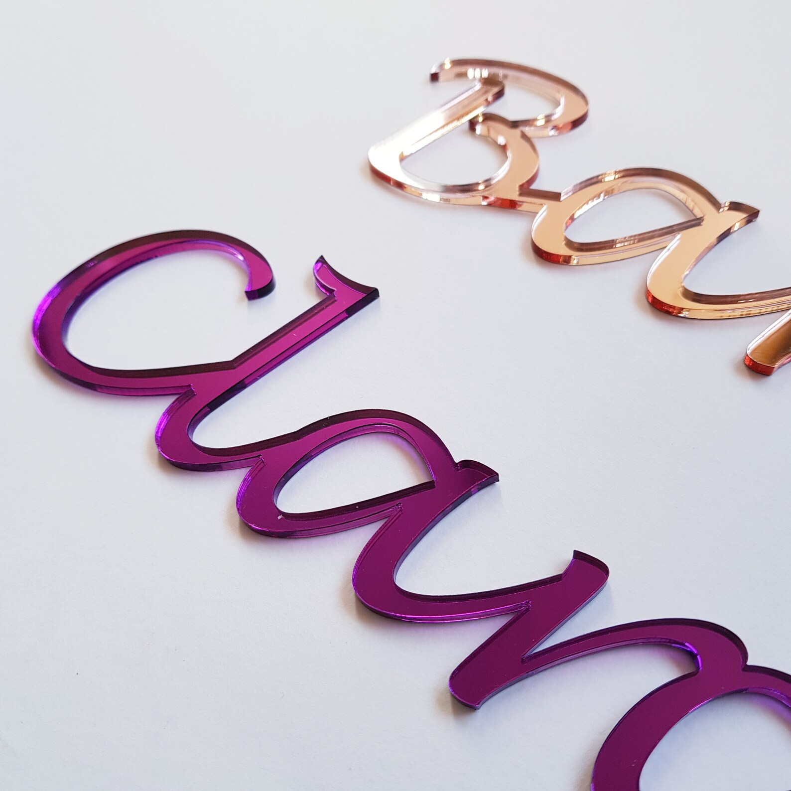 Decorative acrylic names decorative acrylic name signs Etsy