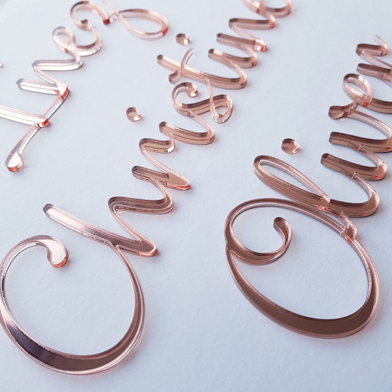 Acrylic Name Signs Decorative Acrylic Names Wall Name Etsy