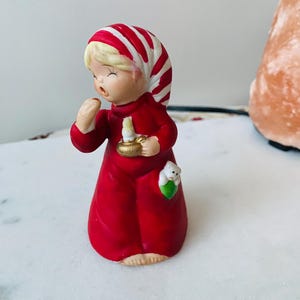 Merri Bell Jasco Adorable Vintage bisque porcelain bell. Made in 1978. Stamped in the inside of the bell