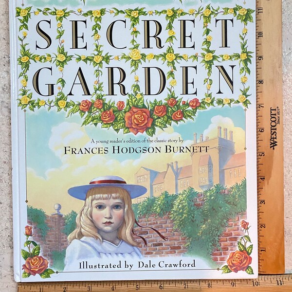 The Secret Garden by Frances Burnett,  illustrated by Dake Crawford measures:10”x13” Excellent condition 1990 copyright