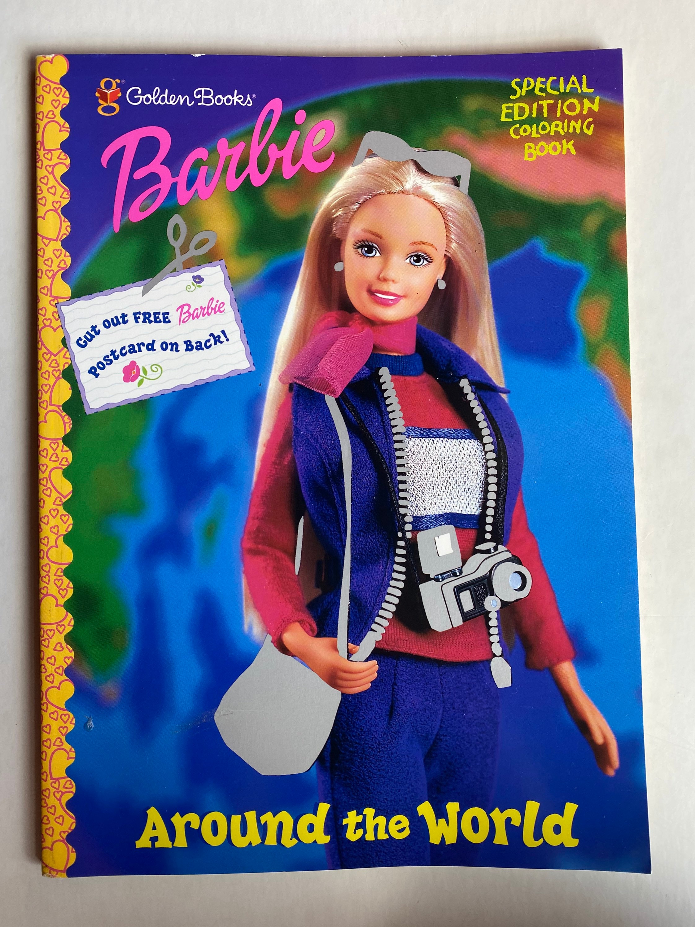 Barbie Around the World Coloring and Activity Book. NEW/OLD Vintage  Coloring Book. -  India