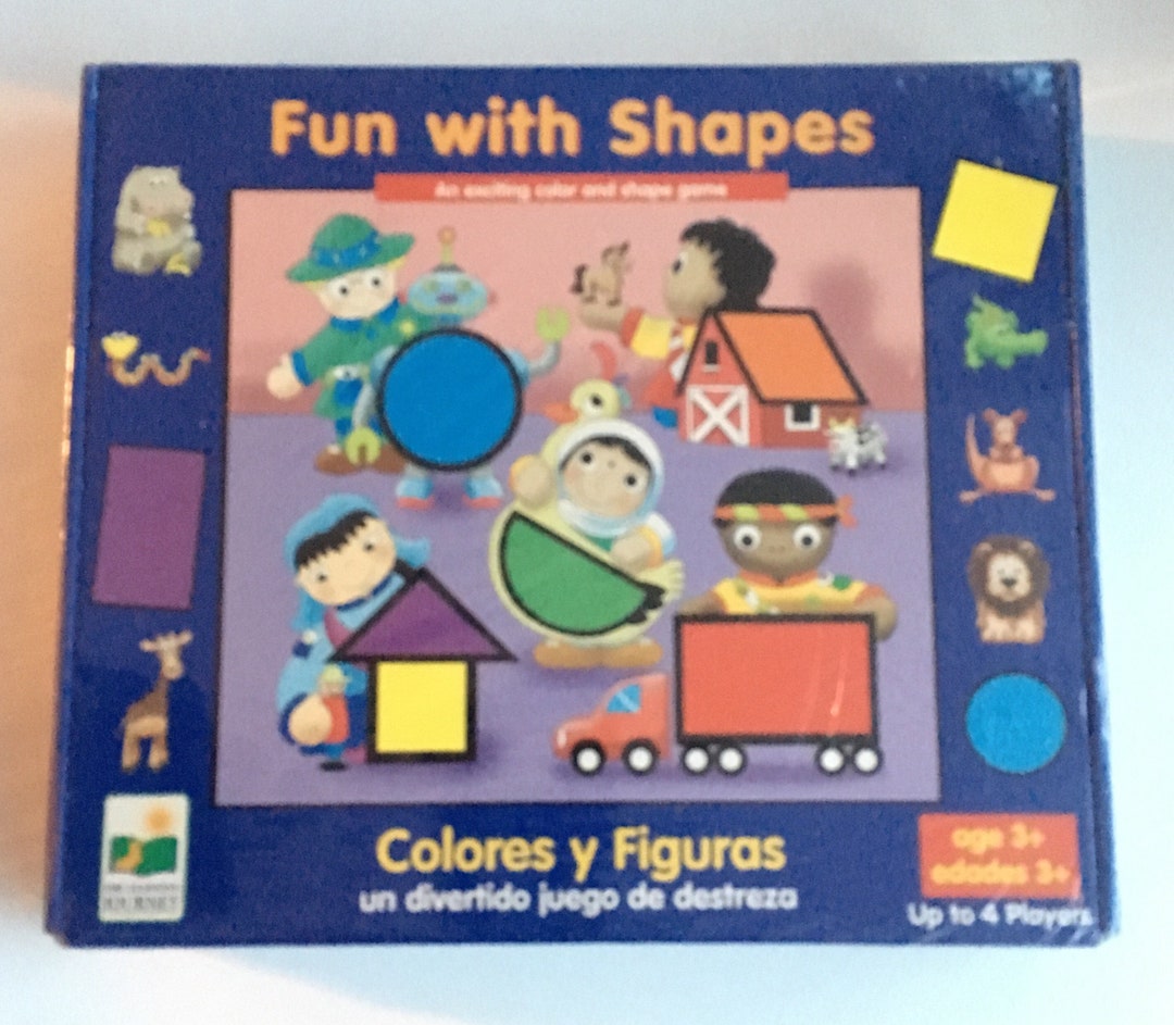 New/fun With Shapes ..learning Colors and Shapes..never Etsy