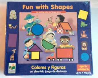 New/Fun With Shapes ..Learning Colors and Shapes..Never opened! Excellent teaching tool for kids