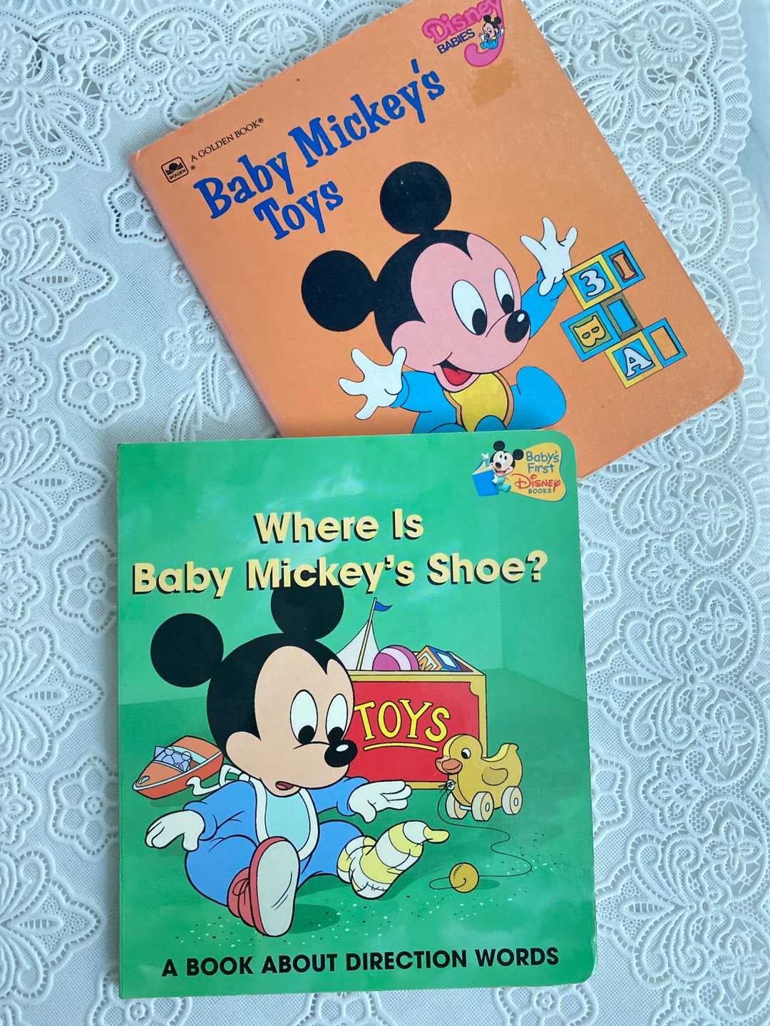 Disney Babies Board Book Baby Mickeys Toys And/or Where is Baby