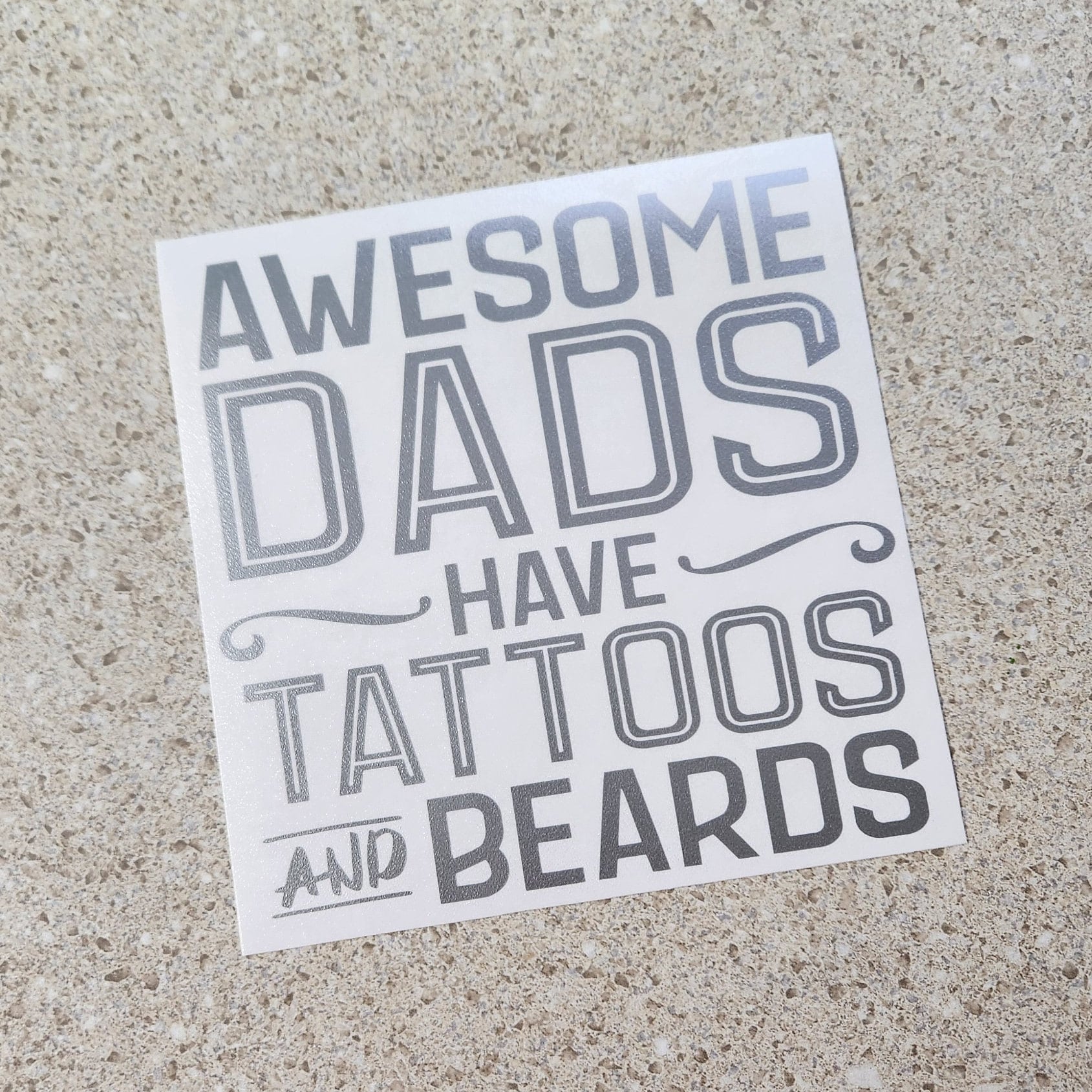 Awesome Dads Vinyl Decal, Daddy Sticker, Gift for Dad, Mug Decal ...